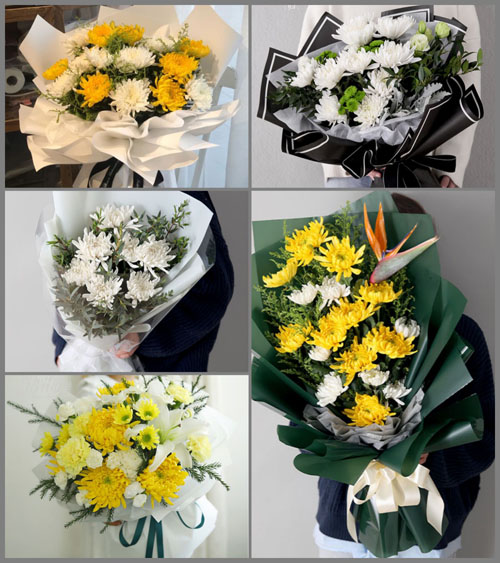 福建福州长乐市古槐镇竹田村白事花束代送